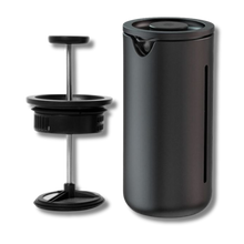 Load image into Gallery viewer, Black french press and plunger