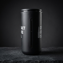 Load image into Gallery viewer, Shatterproof camping coffee maker side profile, hard plastic casing over the glass body