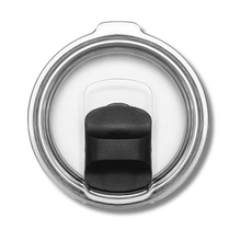 Load image into Gallery viewer, Clear tumbler lid with sliding magnetic close
