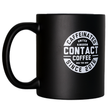 Load image into Gallery viewer, black contact coffee co mug