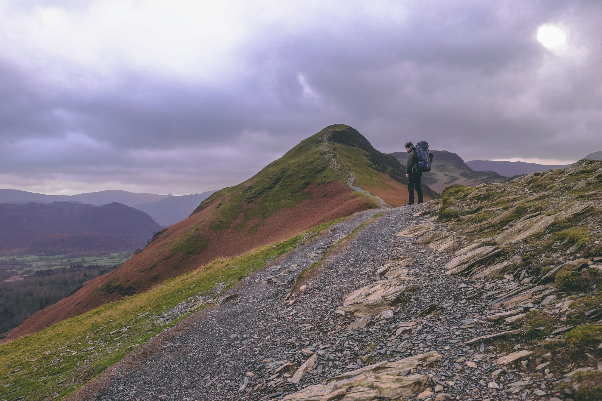 Hiker in the Lake District