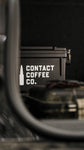  Black ammo box with Contact Coffee logo on front