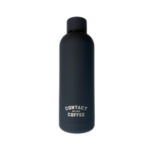 Load image into Gallery viewer, Contact Coffee Co Grey Soft Touch Water Bottle
